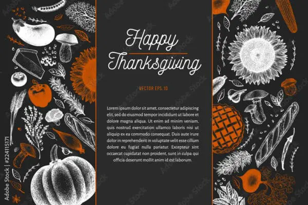 Happy Thanksgiving Day Design Template
