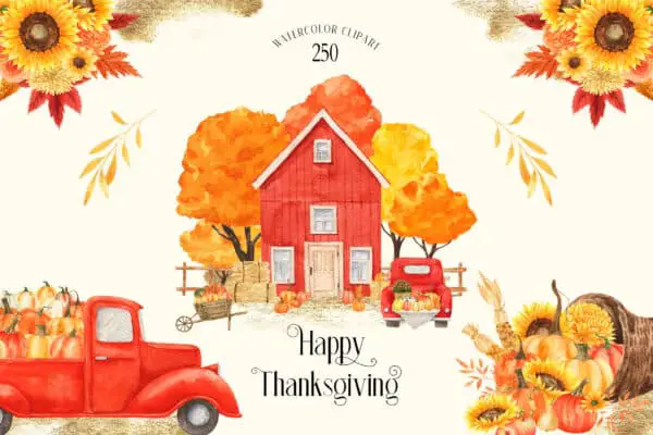 Best Thanksgiving Graphics: Includes Vectors, Icons & Clipart