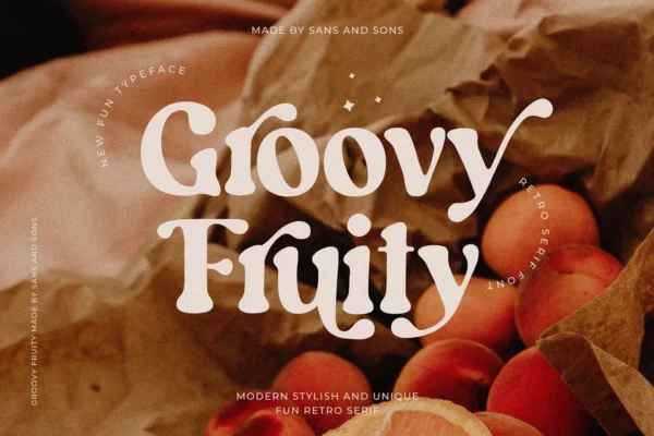 Groovy Fruity – Retro Serif