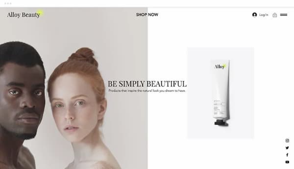 Beauty Store Website Theme