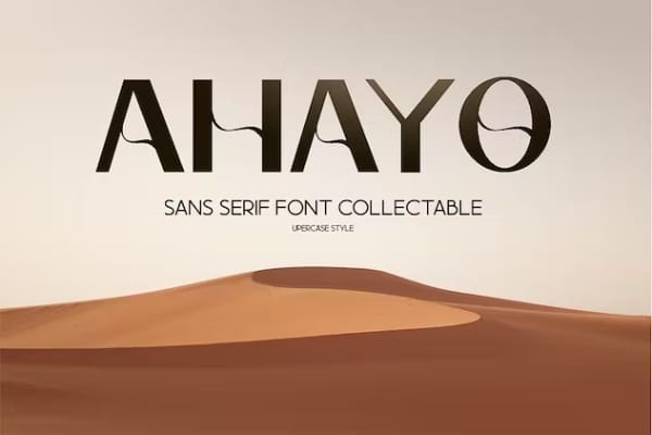Ahayo - Classy Elegant Font