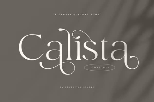 Calista - Classy Elegant Font