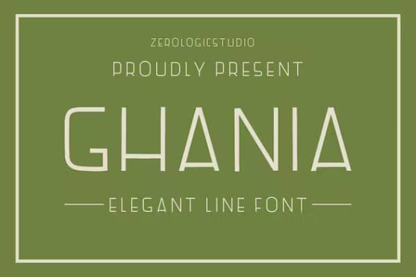 Ghania Font