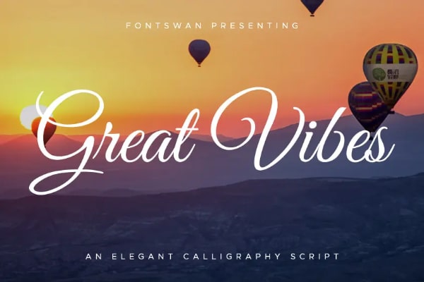 Great Vibes Font