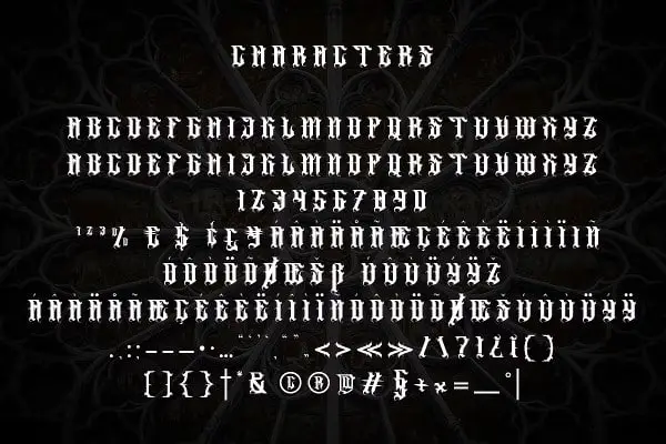 Mayhem Font With Numerals
