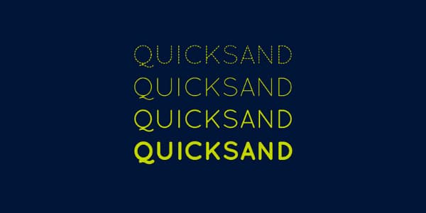 Quicksand Font Family