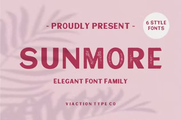 Sunmore Elegant Font