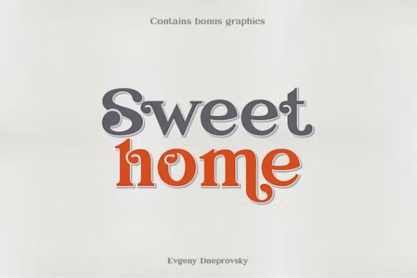 Sweet Home Typeface