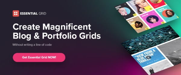 Essential Grid - Best WordPress grid plugin