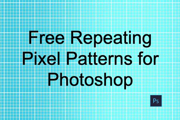 Free Repeating Pixel Pattern for Photoshop