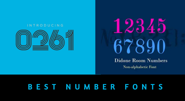 Best Number Fonts