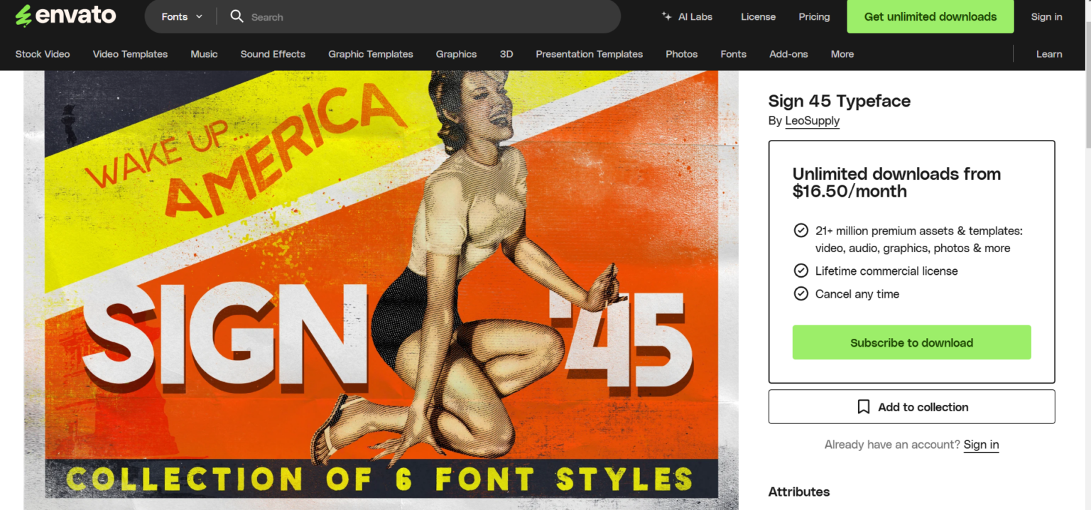 1940s Fonts: Best 40s Style Typography