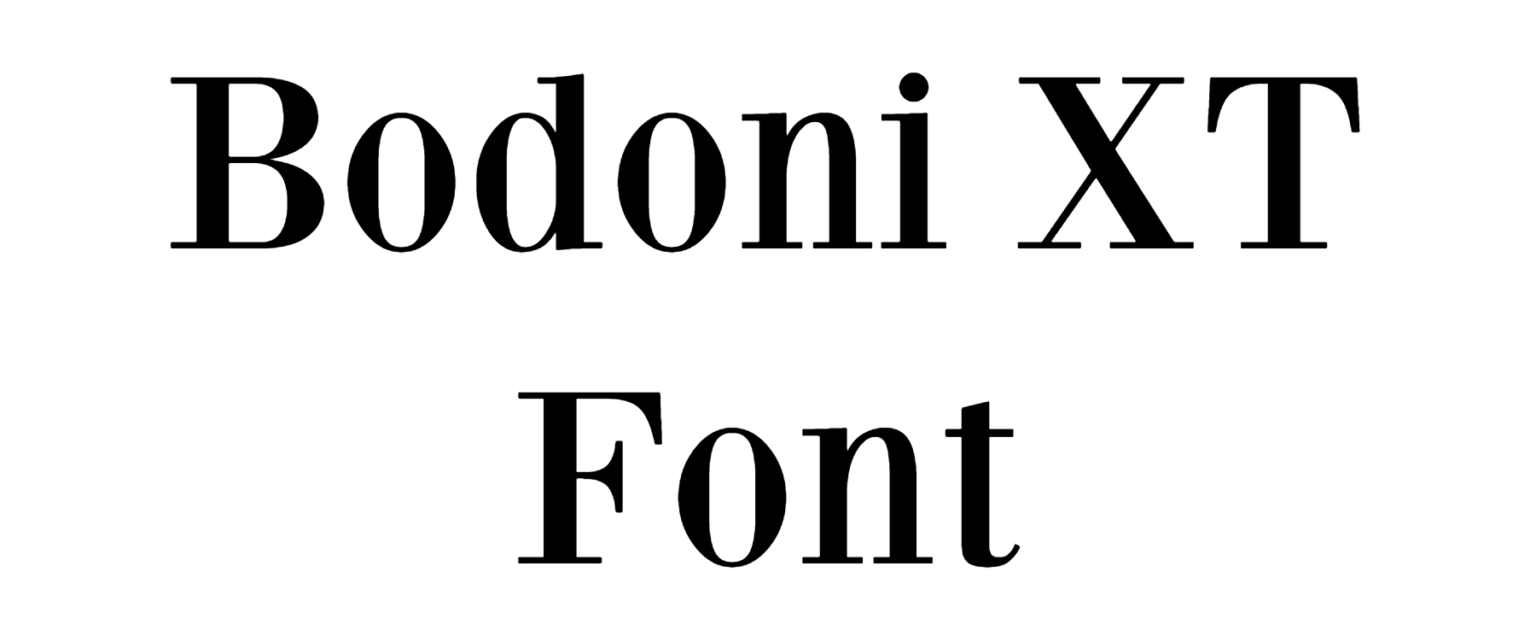 Bodoni XT Font