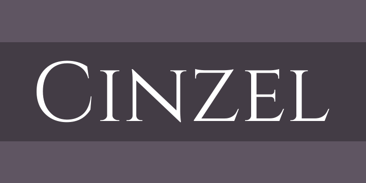 Cinzel Font