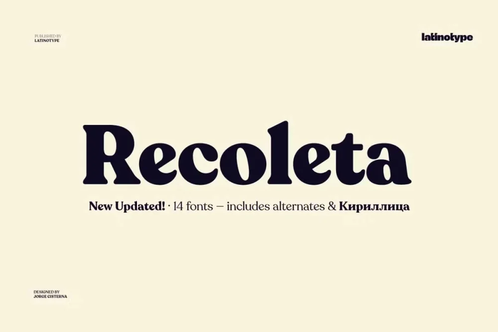 Recoleta Font